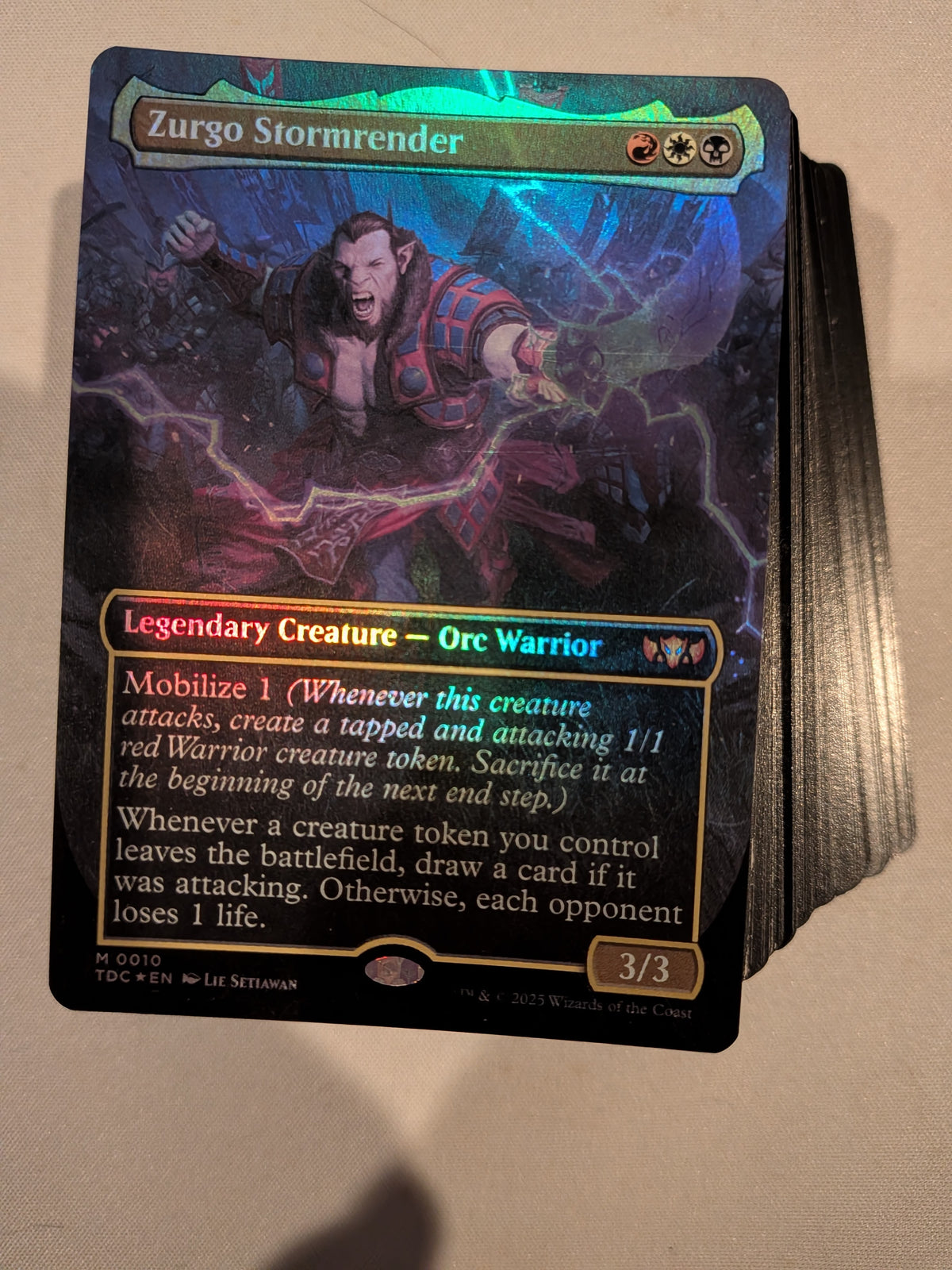Zurgo Stormrender - Commander Deck